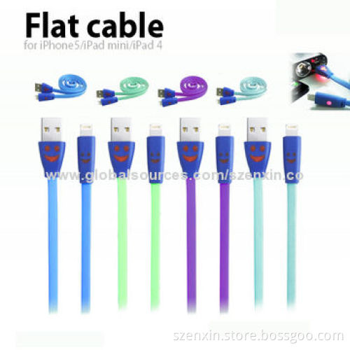 Smile charging and data cable for iPhone 5/5c/5s